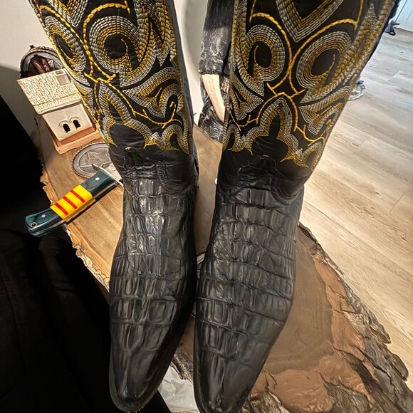 Nile Crocodile Cowboy Boots - Picture 5 of 5